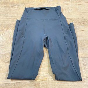 lululemon in movement 7/8 tights, nocturnal teal